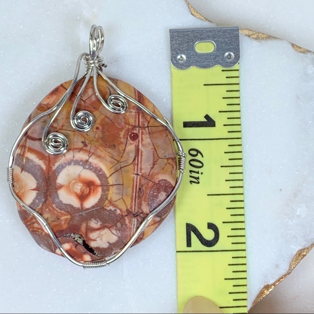 Large Bird’s Eye Jasper Pendant - Picture 7 of 7